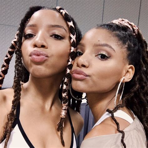 chloe halle hairstyles.